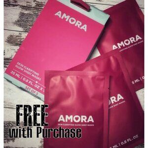 FREE with Purchase / Amora Skin Clarifying Glow Sheet Mask
